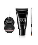 Makartt 2pcs Nail Rhinestone Glue Gel with Brush Pen Set, 38ml Clear Nail Gem Glue Gel Super Strong Adhesive Nail Art Glue Gel for Nail Decorations 3D Stones Charms Flowers(Nail Lamp Needed,8ML+30ML) 38g - Buy Online on SooperMarket.com