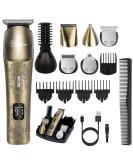 Hatteker Upgraded Beard Trimmer for Men - Waterproof Cordless Hair Clipper & Grooming Kit for Mustache Face Nose & Body - Buy Online on SooperMarket.com