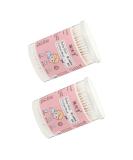 Organic Cotton Baby Swabs - Beavorty 2 Boxes - 7.3X0.4X0.4CM - White - Household Cleaning Tool for Baby and Home - Buy Online on SooperMarket.com