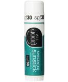 All Good Sunstick - Face Sunscreen SPF 30+ Water Resistant, Broad Spectrum UVA/UVB Protection, Coral Reef Friendly with Beeswax, Zinc, Vitamin E, Shea Butter - Unscented - Buy Online on SooperMarket.com