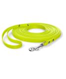 10m towline dog leash hand loop neon yellow extra narrow dirt and water repellent 10m for small dogs neon yellow - Buy Online on SooperMarket.com