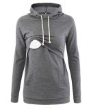 Love2Mi Nursing Shirt XL for Women - Maternity Stop Top with Layered Wrap Design in A-grey - Buy Online on SooperMarket.com