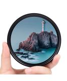 58mm Slim Variable ND Filter | ND2-ND400 Adjustable Neutral Density Lens Filter for Canon Nikon Sony DSLR Camera - Buy Online on SooperMarket.com