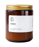 OCT Amber Scented Candle | 250ml Soy Wax with Natural Essential Oils - Premium International Shipping - Buy Online on SooperMarket.com