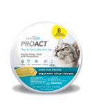 TevraPet Proact Flea and Tick Collar for Cats - 8 Months Protection - Repels Mosquitos - 2ct - Buy Online on SooperMarket.com