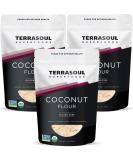 Terrasoul Superfoods Organic Coconut Flour 6 Lbs (3 Pack) - Gluten-Free & Unrefined - Fine Texture, Premium Quality - Buy Online on SooperMarket.com