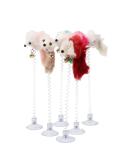 BestMall Cat Ball Feather Wand Toys With Strong Suction Cups Window Kitten Cute for Interactive Kitten Funny Teaser Wand Indoor Kitty Stick Toy Pet Activity Chaser Toy for Playing Training Exercise #5 - Buy Online on SooperMarket.com