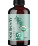 Certified Organic Rosemary Oil for Hair - Pure USDA Organic Rosemary Essential Oil for Hair Skin and Nails Plus Aromatherapy - Organic Hair Oil for Dry Scalp Treatment and Enhanced Volume and Shine Rosemary 1 Fl Oz (Pack... - Buy Online on SooperMarket.com