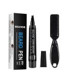 Buy Nevay Bart Fill Pencil Set - Waterproof Deluxe Beard & Mustache Coloring Tools | Realistic Contouring Brushes for Men - Buy Online on SooperMarket.com
