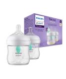 Philips Avent Natural Response Baby Bottle - 2X 125ml Baby Milk Bottle with AirFree Vent BPA Free for Newborn Babies Aged 0 Months+ (Model SCY670/02) x2 - Buy Online on SooperMarket.com