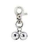 Alohha 2 Pack Pet Products Charm Triple Bell Pendant for Dog Cat Collar Decoration and Training (Silver) - Buy Online on SooperMarket.com