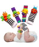 Baby Rattle Socks: Developmental Toys for 3-12 Months Old, Boy/Girl Learning Toy - Buy Online on SooperMarket.com