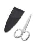 Professional Left-Handed Nail Scissors with Leather Case - Precision Nail Skin Shears for Fingers & Toenails - 1 Piece for International Shipping - Buy Online on SooperMarket.com