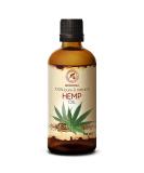 Hemp oil 100ml - cold pressed - pure & natural - glass bottle - hemp oil - basic oil - hemp seed oil - intensive care for face - hair - body care - Buy Online on SooperMarket.com