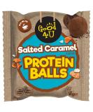 Good4U Salted Caramel Protein Ball-High Fibre with Low Sugar Alternative to High Protein Bars Mixed with Nut-Healthy Protein Snacks-Gluetin Free 10 x 40g Pack - Buy Online on SooperMarket.com