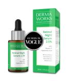 DERMAWORKS Retinol Serum with Vitamin E & Hyaluronic Acid - Anti-Aging Collagen Serum for Acne Treatment & Hydration - Buy Online on SooperMarket.com