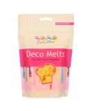 FunCakes Deco Melts Yellow - Dip Drip Drizzle and Decorate Melt in The Microwave and Pour in Every Shape Make Candy Drip Cakes Lollipops and Decorate Cakes Cookies and Cupcakes AZO Free 250 g - Buy Online on SooperMarket.com
