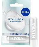 NIVEA Hyaluron Moisture Plus Lip Balm (5.2g) Ultra-Light Lip Balm Stick with Hyaluronic Acid Provides 24H Moisture and Visibly Smoother Lips - Buy Online on SooperMarket.com