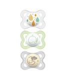MAM Variety Pack Baby Pacifier | Promotes Healthy Oral Development | 0-6 Months | Unisex | 3 Types | 3 Count - Buy Online on SooperMarket.com