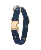 Yudote Soft Dog Collar for Sensitive Skin | Natural Cotton Fabric | Oxford Blue | Ideal for Small Calm Dogs - Buy Online on SooperMarket.com