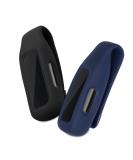 kwmobile 2X Clip Holders Compatible with Fitbit Inspire 3 / Inspire 2 / Ace 3 - Clip-On Holder Replacement Set - Black/Dark Blue black / dark blue - Buy Online on SooperMarket.com