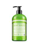 Dr. Bronner's Organic Lemongrass Sugar Soap - 12oz | 4-in-1 Use for Hands, Body, Face & Hair | Vegan Formula with Organic Oils & Shikakai Powder - Cleanses, Moisturizes & Nourishes - Buy Online on SooperMarket.com