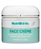 NutriBiotic Antioxidant Face Cream 2 Oz - Deep Moisturizing with Aloe Botanical Oils DMAE & Vitamin C - Paraben Free Natural Fragrance - Buy Online on SooperMarket.com