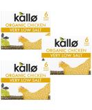 Kallo Chicken Very Low Salt Stock Cubes 38g (3 Pack Bundle) - Buy Online on SooperMarket.com