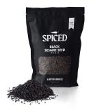 6 oz Spiced Black Sesame Seeds - Whole Raw Sesame Seeds for Toasting, Baking, Cooking, Garnishing - Buy Online on SooperMarket.com