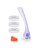 Billie Women's Shave Kit: Razor + 4 x 5-Blade Refills + Magnetic Holder - DreamPop - Buy Online on SooperMarket.com