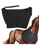 Stretch School Protection for Horses | Elastic Shoulder & Breast Protection Vest - Comfort Fit Anti-Bibs Black L - Buy Online on SooperMarket.com