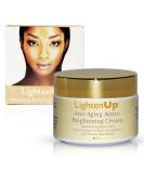 LightenUp Gold Anti-Aging Lightening Cream formulated to improve skin radiance with argan oil and shea butter - Buy Online on SooperMarket.com