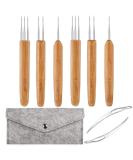 Dreadlock Crochet Needle Set - 6 Hooks with Interlocking Tool and Case - Buy Online on SooperMarket.com