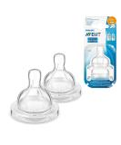 Philips AVENT BPA Free Classic Fast Flow Nipple 2-Pack - Buy Online on SooperMarket.com