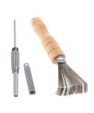 BEADNOVA Kenzan Needle Straightener & Brush Ikebana Tool Set for Floral Arrangements - Buy Online on SooperMarket.com