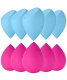 Makeup Sponge Beauty Blenders 10 PCS Washable Non Latex Foundation Sponge Use Dry and Wet Both for Liquid Cream and Powder Gift for Women (10) - Buy Online on SooperMarket.com
