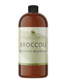 Buy 100% Pure Broccoli Seed Oil - 32 oz | Non-GMO Virgin Carrier Oil for Skin Hair Nails | Hydrating & Moisturizing | Premium Therapeutic Grade - Buy Online on SooperMarket.com
