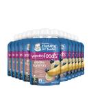 Gerber Baby Food Pouches, Toddler 12+ Months, WonderFoods, Banana Blueberry, 3.5 Ounce (Pack of 12) - Buy Online on SooperMarket.com