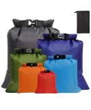 Pimoys 6 Pack Waterproof Dry Bags for Kayaking, Rafting, Boating, Camping - Lightweight Outdoor Dry Sacks (1.5L-8L) - Multicolor Set - Buy Online on SooperMarket.com