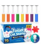 JAVCO -96 Flowers- Flower Toilet Gel Stamp | Toilet Scent Fresheners | Toilet Fresheners Gel Toilet - Buy Online on SooperMarket.com