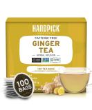 HANDPICK Ginger Tea Bags (100 Count) Non-GMO Pure Ingredients - Soothing & Spicy Blend | Round Eco-conscious Tea Bags | Herbal Tea Bags Ginger Tea 100 Count (Pack of 1) - Buy Online on SooperMarket.com