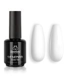 Beetles Gel Nail Polish  1 Pcs 15ml White Color Soak Off Gel Polish for Nail Art Manicure Salon Design Decoration at Home Nail Lamp Needed A-French White - Buy Online on SooperMarket.com