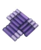 PXYELEC 10PCS Essential Oil Roll-On Bottles | 10ml Purple Glass Perfume Bottles with Aluminum Caps & Stainless Steel Roller Balls for Aromatherapy - Buy Online on SooperMarket.com