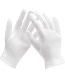 100% Cotton Eczema Gloves - 1 Pair White Moisturizing Gloves for Dry, Sensitive Skin - Premium Quality for Spa Therapy and Cosmetic Inspection - Buy Online on SooperMarket.com