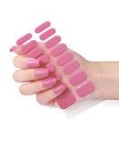 16 PCS Purple Gel Nail Polish Stickers - Full Wraps for Women & Girls | Cured Gel Nail Strips Decoration (BSG-0296-rosa) - Buy Online on SooperMarket.com