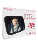 Baby Car Mirror for Back Seat Safest Newborn Essentials with Rear View Shatterproof Adjustable to See Rear Facing for Infants Kids and Pets Pack of 1 - Buy Online on SooperMarket.com