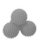 uxcell 4pcs Reusable Laundry Dryer Balls - Vinyl Drying Balls | Reduce Wrinkles Static & Drying Time | Energy-Saving Fabric Softener - Grey - Buy Online on SooperMarket.com
