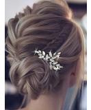 Easedaily Crystal Bride Wedding Hair Pins - Silver Rhinestone Bridal Hair Pieces (Pack of 3) - Buy Online on SooperMarket.com
