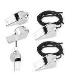 Buy Heedpeiur 5-Piece Sports Referee Whistle Set - Stainless Steel Signal Whistles with Lanyard for Coaches & Kids - Loud Sound Perfect for Sports Lessons - International Shipping Available - Buy Online on SooperMarket.com