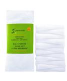 SUMMERMIA 12 Pack Bamboo Washcloths 13x13 - Soft Face and Body Wash Cloths (White) - Buy Online on SooperMarket.com